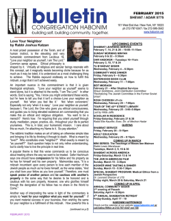Habonim Feb 2015 bulletin copy 2