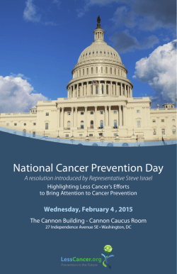 National Cancer Prevention Day