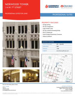 Brochure - Norwood Tower