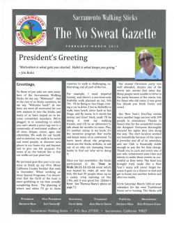 Sacramento Walking Sticks