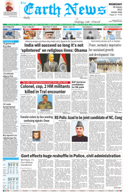 page 1.indd - Earth News