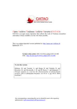 Nitrogen sorption as a tool for the characterisation of