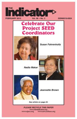 current issue - The Indicator