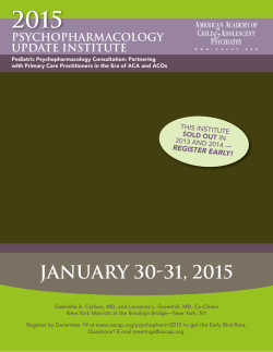Psychopharmacology Update Institute