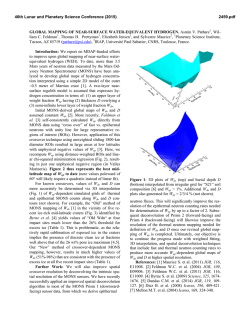 Global Mapping of Near-Surface Water