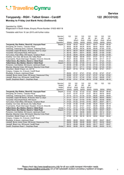 Talbot Green - Cardiff 122