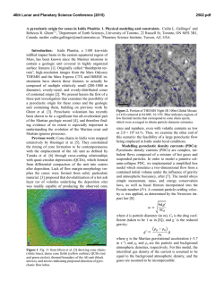 A pyroclastic origin for cones in Isidis Planitia: 1. Physical modeling