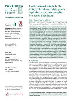 A well-constrained estimate for the timing of the salmonid whole