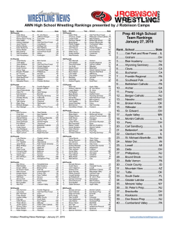 Download Now! - Amateur Wrestling News