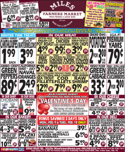 Weekly Specials - Miles Farmers Market