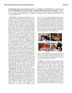 weathering-induced fragmentation as a possible contributor to