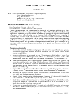 Vitae - Samee U. Khan