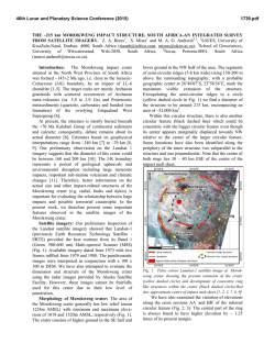 215 km Morokweng Impact Structure, South Africa
