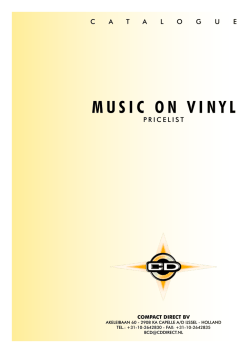 MUSIC ON VINYL - Controleer cddirect.nl