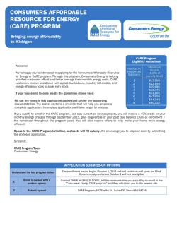 (care) program - The Heat and Warmth Fund