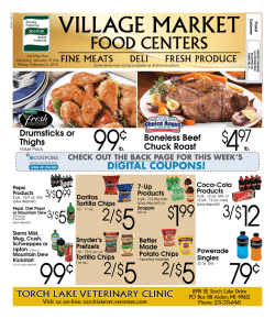 Current Ad - Village Market