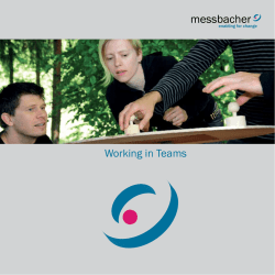 Booklett Teamwork 2015 (PDF, 1.3 MB)