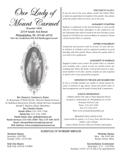 Our Lady of Mount Carmel - John Patrick Publishing Company