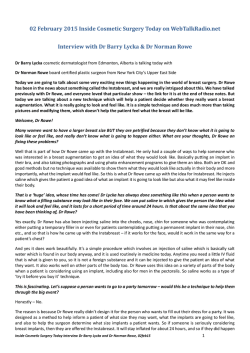 02feb15 Show Notes Dr Norman Rowe