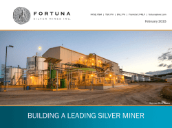 Corporate presentation