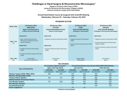 Download Scientific Program - 24th Annual hand review course
