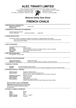 ALEC TIRANTI LIMITED FRENCH CHALK