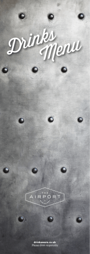 Drinks Menu - Robinsons Pubs