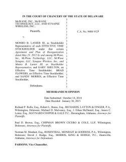 McWane Inc. v. Lanier, C.A. 9488