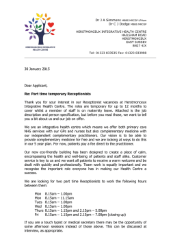 Job Pack - Herstmonceux Health Centre