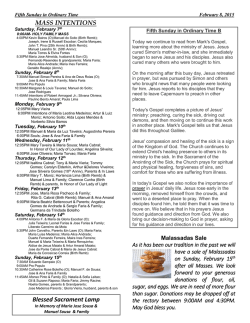 Thank You! Muito Obrigado! - St. Francis Xavier Church