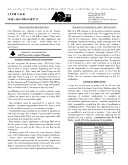 newsletter - The University of North Carolina at Chapel Hill