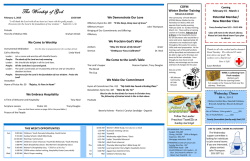 The Worship of God - Walnut Hills Baptist Church