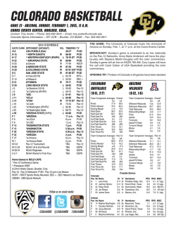 Game Notes - CUBuffs.com