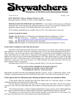 NASA spacecraft New Horizons nears final leg of historic nine year