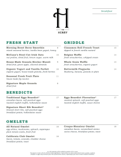 Breakfast/Brunch - The Cosmopolitan Las Vegas