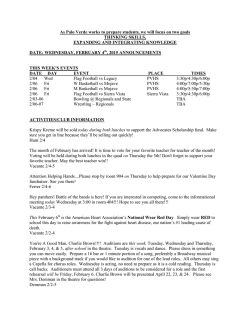 Wednesday - Palo Verde High School