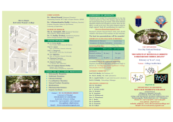 Two-Day National Seminar on &ldquo;NEW ASPECTS OF HETEROCYCLE