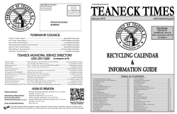 Recycling Calendar - Team