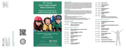 45th Annual Carrie Tingley Hospital Winter Conference Diagnosis
