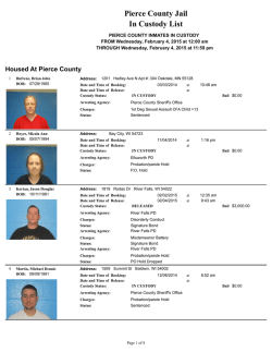 Wednesday - Pierce County