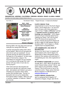 waconiah - California Garden Clubs, Inc.