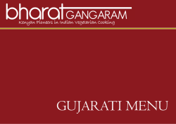 download pdf menu - Bharat Gangaram Caterers