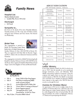 Family News - Hendersonville Church of Christ