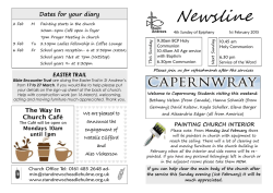 Newsline - St Andrews &ndash; Cheadle Hulme