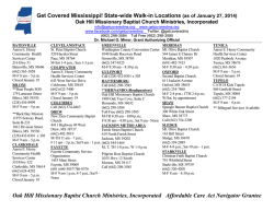 2014-15 State-wide Network Locations