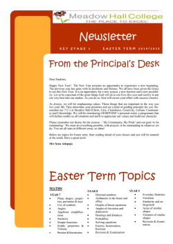 to download newsletter - Meadow