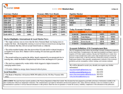 daily market buzz - Bank One ~ Mauritius