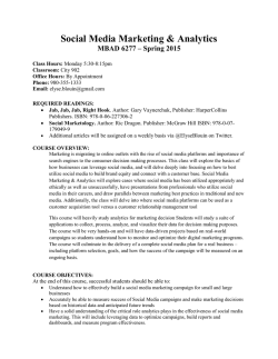 MBAD6277 - U90 - Belk College of Business