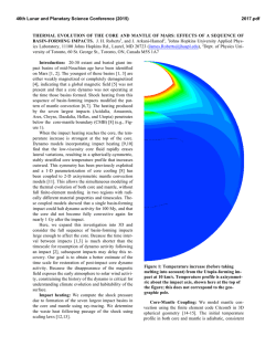 THERMAL EVOLUTION OF THE CORE AND MANTLE OF MARS