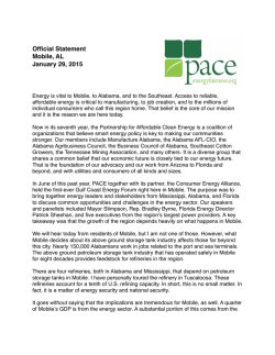 Official Statement Mobile, AL January 29, 2015